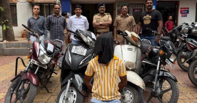 फरासखाना पोलिसांची उल्लेखनीय कामगिरी! वाहनचोराला ठोकल्या बेड्या; ९० हजारांच्या ४ मोटारसायकल हस्तगत