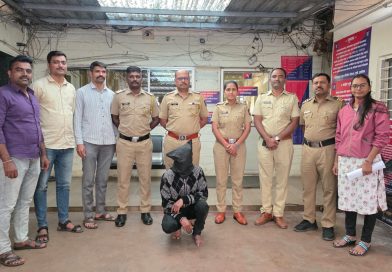 सराईत गांजा विक्रेत्यावर कारवाई, १०,०००/- रु किमतीचा अमंली पदार्थ केला हस्तगत