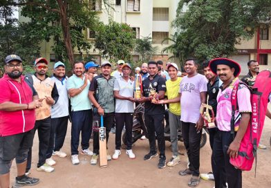 डि.सी.एम सोसायटीच्या महात्मा ज्योतिबा फुले,नाना पेठ या मैदानात रंगली एक दिवसीय भव्य दिव्य अशी टेनिस बॉल क्रिकेट स्पर्धा*