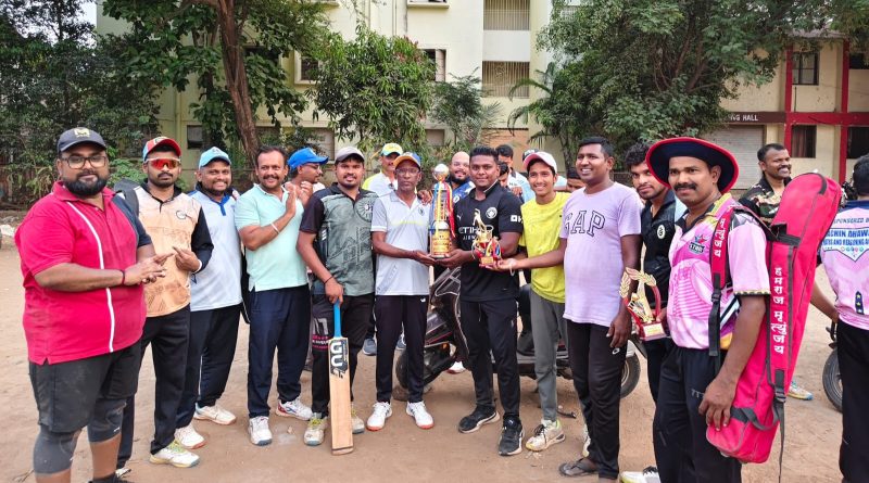 डि.सी.एम सोसायटीच्या महात्मा ज्योतिबा फुले,नाना पेठ या मैदानात रंगली एक दिवसीय भव्य दिव्य अशी टेनिस बॉल क्रिकेट स्पर्धा*