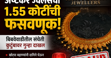 पुणे: अष्टेकर ज्वेलर्सची १.५५ कोटींची फसवणूक; बिबवेवाडीतील संचेती कुटुंबावर गुन्हा