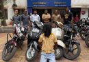 फरासखाना पोलिसांची उल्लेखनीय कामगिरी! वाहनचोराला ठोकल्या बेड्या; ९० हजारांच्या ४ मोटारसायकल हस्तगत