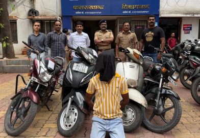 फरासखाना पोलिसांची उल्लेखनीय कामगिरी! वाहनचोराला ठोकल्या बेड्या; ९० हजारांच्या ४ मोटारसायकल हस्तगत